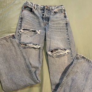TopShop High Rise Dad Jeans- 25